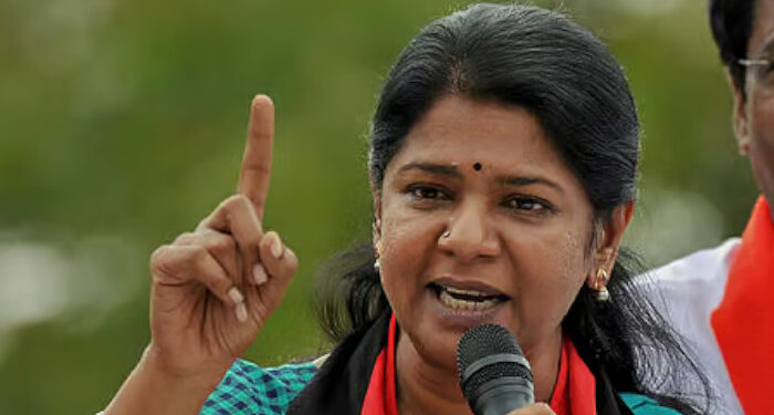 വനിതാ സംവരണ ബില്‍ ഒരു കെണിയാണ്, ബിജെപി സ്ത്രീകളെ മനുഷ്യ കവചമായി ഉപയോഗിക്കുന്നു, നിയമം പ്രാബല്യത്തില്‍ വന്നിട്ടുണ്ടെങ്കില്‍ ചര്‍ച്ചയുടെ ഉദ്ദേശ്യമെന്താണ്?? ഈ സഭയോട് നിങ്ങള്‍ക്ക് എന്ത് ബഹുമാനമാണ് ഉള്ളത്? തങ്ങള്‍ അവസാനം വരെ പ്രതിഷേധിക്കുമെന്ന് കനിമൊഴി