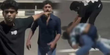 ‘കേസു വന്നാലും സാരമില്ല, അവനെ ചവിട്ടെടാ’… ബാറിലുണ്ടായ തർക്കം പരിഹരിക്കാൻ ഇടപെട്ടു, യുവാവിനെ സഹോദരങ്ങളും കൂട്ടുകാരും ചേർന്ന് നടുറോഡിലിട്ട് മർദിച്ച് കൊലപ്പെടുത്തി, ബാറിൽ നിന്ന് ഓടിയിറങ്ങിയ യുവാവിനെ റോഡിലിട്ട് തലയിലും മുഖത്തും നെഞ്ചിലും ചവിട്ടുന്നതിന്റെ ദൃശ്യങ്ങൾ പുറത്ത്!! നാലുപേർ പിടിയിൽ
