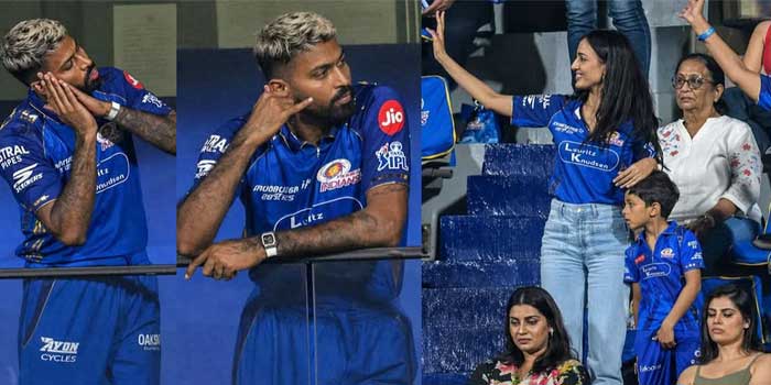 ഒരു സൈഡിൽ അടപടലം പൊട്ടി തലയിൽ മുണ്ടിട്ട് പുറത്തുകടക്കുമെന്നറിയാതെ ടീം അം​ഗങ്ങൾ… ഇതൊന്നും തന്നെ ബാധിക്കില്ലെന്ന ഭാവത്തിൽ കാമുകിയോട് സൊള്ളി മുംബൈ നായകൻ… ഇവന്റെ തൊലിക്കട്ടി അപാരംതന്നെയെന്ന് ആരാധകർ… കളി കഴിയുംവരെ ഒന്നു ടൂറിനു പോകുമോ, നിതച്ചേച്ചിയോ‌ട് കാശ് ചോദിച്ചുമേടിച്ചുതരാമെന്ന് മലയാളി ട്രോൾ