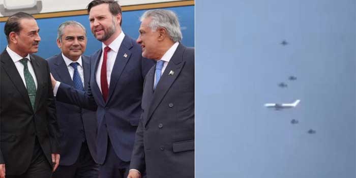 ഇറാൻ–യുഎസ് ചർച്ചയിൽ പങ്കെടുക്കാനെത്തിയ യുഎസ് സംഘത്തിന്റെ വിമാനത്തിന് അകമ്പടി സേവിച്ച് പാക്കിസ്ഥാൻ പായിച്ചത് 5 എഫ്– 16 ഫൈറ്റർ ജെറ്റുകൾ, 1979-ലെ ഇസ്‍ലാമിക വിപ്ലവത്തിനു ശേഷം യുഎസും ഇറാനും മുഖാഭിമുഖം വീണ്ടും- വീഡിയോ