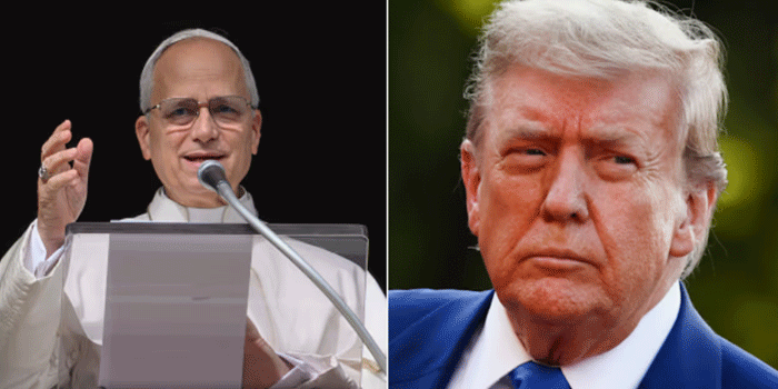 ‘രാഷ്ട്രീയക്കാരനാകാതെ സഭയുടെ കാര്യങ്ങളിൽ ശ്രദ്ധിക്കൂ; കോമൺ സെൻസ് ഉപയോഗിക്ക്; വെനിസ്വേലയോടും ഇറാനോടും പോപ്പിന് മൃദു സമീപനമാണല്ലോ? തീവ്ര ഇടത് ചിന്താഗതിക്കാരെ സഹായിക്കുന്ന നിലപാടാണ് പോപ്പിന്റേത് ‘: മാർപാപ്പയ്ക്കെതിരെ ട്രംപ്