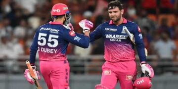 ഏഴു മത്സരങ്ങൾ… തോൽവിയറിയാതെയുള്ള പടയോട്ടം… ഒടുവിൽ പഞ്ചാബിന്റെ തട്ടകത്തിൽ കയറി തീർത്തു… അയ്യരുടേയും കുട്ടികളുടേയും കുതിപ്പിന് ആദ്യ ചുവപ്പ് വരയിട്ട് രാജസ്ഥാൻ!! ഈ സീസണിൽ പഞ്ചാബിന് ആദ്യ തോൽവി… രാജസ്ഥാന്റെ ജയം 6 വിക്കറ്റിന്