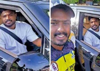 ഒരു സെൽഫി എടുത്തോട്ടെ?- ശബരീഷ് പിന്നെന്താ… ഇതു നിനക്കിരിക്കട്ടെ, നിന്റെ ഫോണിന്റെ ഡിസ്പ്ലേപോയതല്ലേ’… സെൽഫി എടുക്കുന്നതിനിടെ ഡിസ്പ്ലെ പൊട്ടിയ ഫോൺ കണ്ട് ആരാധകന് ഫോൺ സമ്മാനിച്ച് സഞ്ജു സാംസൺ