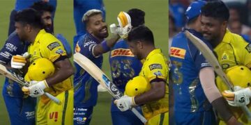 ഇങ്ങനെയൊരു ഒറ്റയാൾ പോരാട്ടം കണ്ടാൽ ക്രിക്കറ്റിനെ ആത്മാവായി കാണുന്നവർ എങ്ങനെയാണ് അഭിനന്ദിക്കാതെ പോവുക, അത് എതിരാളിയാണെങ്കിൽ പോലും… സഞ്ജുവിനെ ചേർത്ത് പിടിച്ച് ബുംറയും ഹർദിക്കും സൂര്യയും- വീഡിയോ