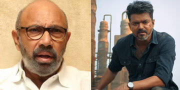 വിജയ് ജയലളിതയെ  “ആന്റി” എന്ന്  വിളിച്ചിരുന്നതെങ്കില്‍ എന്ത് സംഭവിക്കുമായിരിക്കും?? അദ്ദേഹം കൊത്തു പൊറോട്ട പോലെ ആയേനെ,  ‘നാ റെഡി ധാ’ എന്ന പാട്ടിന് പകരം ‘തൊട്ട പേട്ട റൊട്ടുമേലെ മുട്ട പൊറോട്ട’ എന്ന് പാടേണ്ടി വരുമായിരുന്നു- സത്യരാജ്