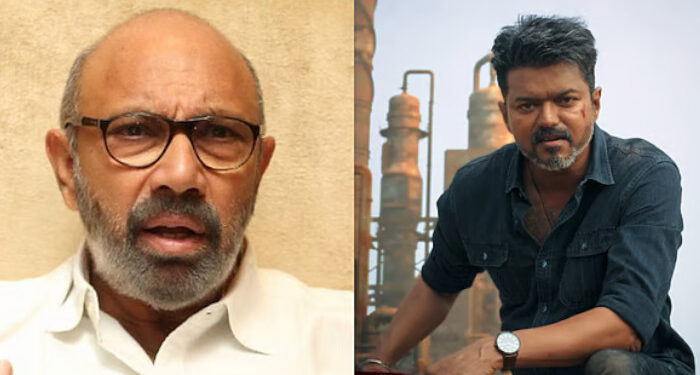 വിജയ് ജയലളിതയെ  “ആന്റി” എന്ന്  വിളിച്ചിരുന്നതെങ്കില്‍ എന്ത് സംഭവിക്കുമായിരിക്കും?? അദ്ദേഹം കൊത്തു പൊറോട്ട പോലെ ആയേനെ,  ‘നാ റെഡി ധാ’ എന്ന പാട്ടിന് പകരം ‘തൊട്ട പേട്ട റൊട്ടുമേലെ മുട്ട പൊറോട്ട’ എന്ന് പാടേണ്ടി വരുമായിരുന്നു- സത്യരാജ്