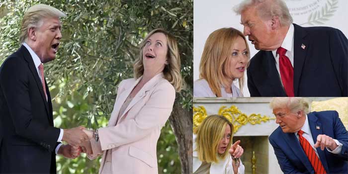 ഒരുമാസം മുൻപുവരെ പരസ്പരം പുകഴ്ത്തുന്ന ദോസ്തുക്കൾ… ഒടുവിൽ ട്രംപും മെലോനിയും അടിച്ചുപിരിഞ്ഞു!! പോപ്പിനെതിരെ സ്വയം യേശുദേവനായി ചിത്രീകരിച്ച് ട്രംപ് ഉയർത്തിയ വിമർശനം അം​ഗീകരിക്കാനാവില്ല- ഇറ്റാലിയൻ പ്രധാനമന്ത്രി, മെലോനിക്കു ധൈര്യമുണ്ടെന്നാണു ഞാൻ കരുതിയത്, എനിക്ക് തെറ്റി- ട്രംപ്