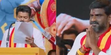 വിവാഹചടങ്ങിനിടെ ലൈംഗിക ചുവയോടെ സംസാരിക്കുകയും അശ്ലീല ആംഗ്യങ്ങൾ കാണിക്കുകയും ചെയ്തു, പാർട്ടി നേതൃത്വത്തിന് പരാതി നൽകിയിട്ടും നടപടിയെടുത്തില്ല, ടിവികെ സ്ഥാനാർഥിക്കെതിരെ കേസ്