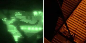 ആറു മണിക്കൂർ മുന്നറിപ്പ് നൽകി, ചെവിക്കൊണ്ടില്ല… യുഎസ്എസ് സ്പ്രൂവൻസ്  ഗൈഡഡ് മിസൈൽ ഡിസ്ട്രോയർ കപ്പലിനെ തടഞ്ഞ് പ്രൊപ്പൽഷൻ സംവിധാനം പ്രവർത്തനരഹിതമാക്കി, യുഎസ്എസ് ട്രിപ്പോളി യുദ്ധക്കപ്പലിൽ നിന്ന് മറൈൻസ് ഹെലികോപ്റ്ററിൽ പറന്ന് കപ്പലിലേക്ക് റാപ്പൽ ചെയ്തു… ദൃശ്യങ്ങൾ പുറത്തുവിട്ട് യുഎസ്!! തിരിച്ചടി നൽകിയിരിക്കും എന്തുവന്നാലും ഹോർമുസ് ഉപേക്ഷിക്കില്ല- ഇറാൻ- വീഡിയോ