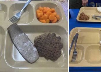 നടുക്കടലിൽ വിശന്നു പൊരിഞ്ഞ് അമേരിക്കൻ സേനാംഗങ്ങൾ… ചിലപ്പോൾ കൈപ്പിടിയിൽ ഒതുങ്ങുന്നത്ര ക്യാരറ്റ് കഷ്ണങ്ങൾ, ചെറിയ അളവിൽ ചൂരൽമാംസം, ഒറ്റ ടോർട്ടിയ എന്നിവ മാത്രമോ, അല്ലെങ്കിൽ ഉണങ്ങിയ മാംസ പാറ്റി, പ്രോസസ് ചെയ്ത മാംസത്തിന്റെ ചെറിയ ഭാഗം… യുഎസ് പടക്കപ്പലുകളിൽ ഭക്ഷണത്തിന് ‘റേഷൻ,  ദയനീയ ചിത്രങ്ങൾ പങ്കുവച്ച് കുടുംബാം​ഗങ്ങൾ