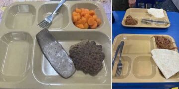 നടുക്കടലിൽ വിശന്നു പൊരിഞ്ഞ് അമേരിക്കൻ സേനാംഗങ്ങൾ… ചിലപ്പോൾ കൈപ്പിടിയിൽ ഒതുങ്ങുന്നത്ര ക്യാരറ്റ് കഷ്ണങ്ങൾ, ചെറിയ അളവിൽ ചൂരൽമാംസം, ഒറ്റ ടോർട്ടിയ എന്നിവ മാത്രമോ, അല്ലെങ്കിൽ ഉണങ്ങിയ മാംസ പാറ്റി, പ്രോസസ് ചെയ്ത മാംസത്തിന്റെ ചെറിയ ഭാഗം… യുഎസ് പടക്കപ്പലുകളിൽ ഭക്ഷണത്തിന് ‘റേഷൻ,  ദയനീയ ചിത്രങ്ങൾ പങ്കുവച്ച് കുടുംബാം​ഗങ്ങൾ