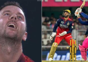 ഈ കൊച്ചുചെക്കനോട് എങ്ങനെ പറഞ്ഞാൽ മനസിലാകും ചേട്ടന്മാരെ ഇങ്ങനെ തല്ലല്ലെന്ന്!! നിസ്സഹായനായി ഹേസൽവുഡ്, എങ്ങനെ ബോളെറിഞ്ഞ് ചെക്കന്റെ തല്ല് നിർത്തണമെന്നറിയാതെ ഭുവി… 15 കാരന്റെ മാരക ഇന്നിങ്സിൽ നിലവിലെ ചാമ്പ്യന്മാരെ വീഴ്ത്തി ആർസിബി, ജയം 6 വിക്കറ്റിന്