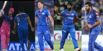 ചെക്കനെന്ത് ബുംറ, എന്ത് ബോൾട്ട്, എന്ത് താക്കൂർ… ആദ്യ ബോൾ തന്നെ അടിച്ച് അതിർത്തി കേറ്റുക, അത്രതന്നെ… എണ്ണം പറഞ്ഞ മൂന്ന് ബോളർമാരുടേയും ആദ്യ ബോളിൽ തന്നെ സിക്സർ പായിച്ച് വണ്ടർ കിഡ്… അഞ്ച് സിക്സർ, ഒരു ഫോർ… 39 റൺസിൽ 34 റൺസും നേടിയത് ബൗണ്ടറികളിലൂടെ- Video