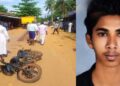 പരീക്ഷയെഴുതാൻ ബൈക്കിൽ കോളേജിലേക്കു പോയ വിദ്യാർഥി ചരലിൽ തെന്നിമറിഞ്ഞുവീണത് എതിർ ദിശയിൽ നിന്നുവന്ന ടോറസ് ലോറിക്കടിയിലേക്ക്, ലോറി ദേഹത്തുകൂടി കയറിയിറങ്ങി ദാരുണാന്ത്യം