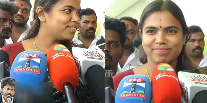 ’10 വയസുകാരിയെ ബലാത്സംഗം ചെയ്ത് കൊന്ന സംഭവത്തിൽ ഒരു സ്ത്രീയെന്ന നിലയിൽ എങ്ങനെയാണ് ഈ വിഷയം നോക്കിക്കാണുന്നത്’?- മാധ്യമ പ്രവർത്തകർ!! ‘ഇപ്പോൾ ഭരണപരമായ കാര്യങ്ങളെക്കുറിച്ച് ചോദിക്കൂ, രാഷ്ട്രീയ കാര്യങ്ങളൊക്കെ പിന്നീട് സംസാരിക്കാം, തലൈവർ എന്ത് തീരുമാനമെടുത്താലും അത് ശരിയായിരിക്കും’- ചിരിച്ച് ഒഴിഞ്ഞുമാറി ടിവികെ മന്ത്രി