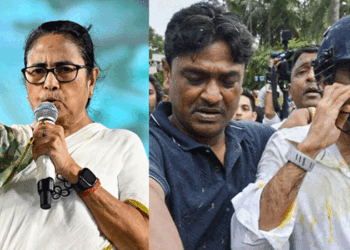 ‘വസ്ത്രങ്ങൾ കീറി, കണ്ണട പൊട്ടിച്ചു; ചെരിപ്പും മുട്ടയും എറിഞ്ഞു; ഹെൽമറ്റില്ലായിരുന്നെങ്കിൽ അഭിഷേക് മരിച്ചേനെ;  35 വർഷത്തോളം സിപിഎം  ഭരണത്തിലുണ്ടായിരുന്നു. അപ്പോൾ ഇതുപോലെ എന്തെങ്കിലും സംഭവിച്ചിട്ടുണ്ടോ? ഈ സംഭവത്തിന് പിന്നിൽ ബിജെപി തന്നെ‘- മമതാ  ബാനർജി