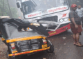 കെഎസ്ആർടിസി ബസും ഓട്ടോയും കൂട്ടിയിടിച്ച് ഒരു കുടുംബത്തിലെ മൂന്നുപേർ മരിച്ചു; സംഭവം വയനാട് പഴയ വൈത്തിരിയിൽ