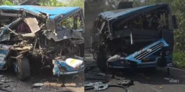 വീതികുറഞ്ഞ വളവിൽ ബസും ലോറിയും കൂട്ടിയിടിച്ചു, 31 പേർക്ക് പരുക്ക്, ഒരാളുടെ നില ​ഗുരുതരം