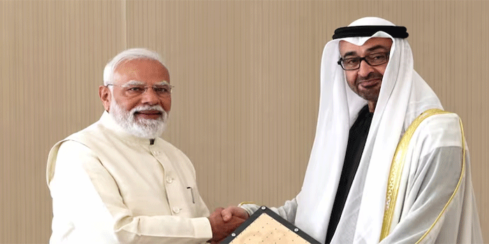 മോദിയുടെ സന്ദർശനം ഫലം കണ്ടു; ഇന്ത്യയുടെ പെട്രോളിയം കരുതൽ ശേഖരത്തിൽ 30 ദശലക്ഷം ബാരൽ അസംസ്കൃത എണ്ണ യുഎഇ നല്കും; നിക്ഷേപം, പ്രതിരോധം തുടങ്ങിയ രം​ഗങ്ങളിലും പുതു കരാറുകൾ