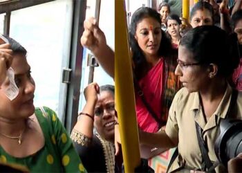 ‘സത്യപ്രതിജ്ഞ വൈകിയത് ഞങ്ങളുടെ കുറ്റമല്ല, കേരളത്തിനൊപ്പം തെരഞ്ഞെടുപ്പ് ഫലം വന്ന സംസ്ഥാനങ്ങളിൽ സൗജന്യ യാത്ര നടപ്പാക്കി തുടങ്ങി’- മഹിളാമോർച്ച നേതാവിന്റെ വാദം!! സ്വന്തം പോക്കറ്റിൽ നിന്ന് കാശെ‌ടുത്ത് ടിക്കറ്റ് നൽകി സം​ഗതി കഴിച്ചിലാക്കി വനിതാ കണ്ടക്ടർ