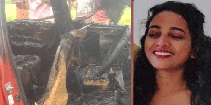 കാറിനു തീപിടിച്ചു ഗർഭിണിയുടെ മരണം: തീപിടിത്തത്തിനു കാരണം പെട്രോൾ? സിസിടിവിയിൽ പതിഞ്ഞ കന്നാസുമായി പോകുന്ന സ്ത്രീയെ കണ്ടെത്താൻ പോലീസ്; ബന്ധുവീട്ടിൽ നിന്നിറങ്ങിയ ശേഷമുള്ള 2 മണിക്കൂർ സോനയും രജിനും എവിടെയായിരുന്നു? ചോദ്യങ്ങൾ ബാക്കി