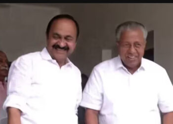 ഞങ്ങൾ തമ്മിൽ അകത്തിരുന്ന് സംസാരിച്ചത് മുഴുവൻ നിങ്ങളോട് പറയാൻ പറ്റുമോ?’ പിണറായി സർക്കാർ കൊണ്ടുവന്ന വികസന പദ്ധതികള്‍ മാറ്റില്ല.  ഒരു ഗവൺമെന്റ് തുടങ്ങിയ പരിപാടി വേറെ ഗവൺമെന്റ്  മാറ്റിയാൽ കേരളം പിന്നെ ഉണ്ടാകുമാ? – വി ‍ഡി സതീശന്‍