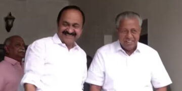 ഞങ്ങൾ തമ്മിൽ അകത്തിരുന്ന് സംസാരിച്ചത് മുഴുവൻ നിങ്ങളോട് പറയാൻ പറ്റുമോ?’ പിണറായി സർക്കാർ കൊണ്ടുവന്ന വികസന പദ്ധതികള്‍ മാറ്റില്ല.  ഒരു ഗവൺമെന്റ് തുടങ്ങിയ പരിപാടി വേറെ ഗവൺമെന്റ്  മാറ്റിയാൽ കേരളം പിന്നെ ഉണ്ടാകുമാ? – വി ‍ഡി സതീശന്‍