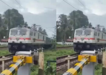 ലെവൽക്രോസ് അടയ്ക്കാതെ ഗേറ്റ് കീപ്പർ ഉറങ്ങിപ്പോയി, ട്രെയിന്‍ നിര്‍ത്തിയിട്ട് ലോക്കോ പൈലറ്റ്,  ആലപ്പുഴയില്‍ വന്‍ ദുരന്തം ഒഴിവായത് തലനാരിഴയ്ക്ക്