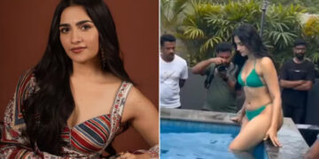 ബിക്കിനി ധരിച്ച് സ്വിമ്മിംഗ് പൂളിൽ ഫോട്ടോഷൂട്ട്, നടി രുക്മിണി വസന്തിന്റെ വ്യാജ ചിത്രങ്ങള്‍ വൈറലായത് നിമിഷങ്ങള്‍ക്കുള്ളില്‍, പിന്നാലെ നിയമനടപടിയുമായി നടി