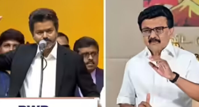 ഞങ്ങള്‍ കോവിഡ് അടക്കമുള്ള ദുരന്തം നേരിട്ടവരാണ്, ആവശ്യത്തിന് പണം ഖജനാവിലുണ്ട്, ജനങ്ങള്‍ക്ക് കൊടുത്ത വാഗ്ദാനങ്ങള്‍ പാലിക്കാന്‍ ശ്രമിക്ക്, അല്ലാതെ കുറ്റപ്പെടുത്തുകയല്ല വേണ്ടത്, വിജയിക്കെതിരെ സ്റ്റാലിന്‍