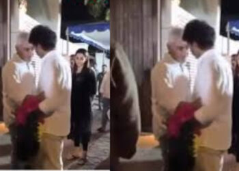 അജിതിന്റെ അമ്മയുടെ സംസ്കാര ചടങ്ങിന് ഒരമിച്ചെത്തി വിജയും തൃഷയും