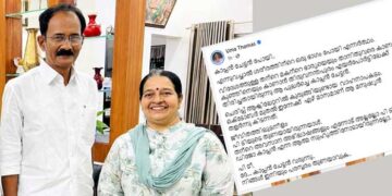 “ജീവിതത്തിലുടനീളം പിടിയുടെ തുണയായിരുന്നയാൾ, തന്റെ അവസാന അഭിലാഷങ്ങളും എന്നോട് അല്ലല്ലോ പി ടി പറഞ്ഞത്… പി ടീ, ദേ…. കാപ്പൻ ചേട്ടൻ വരുന്നു…നിങ്ങൾ ഇനിയും പരസ്പരം തുണയാവുക”…