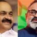 സത്യപ്രതിജ്ഞയിൽ പങ്കെടുക്കാനായി വി.ഡി. സതീശൻ ക്ഷണിച്ചു, ബിജെപി എംഎൽഎമാരും പ്രവർത്തകരും പങ്കെ‌ടുക്കും, മുഖ്യമന്ത്രിയായി തിരഞ്ഞെടുക്കപ്പെട്ട വി.ഡി. സതീശന് അഭിനന്ദനങ്ങൾ- രാജീവ് ചന്ദ്രശേഖർ