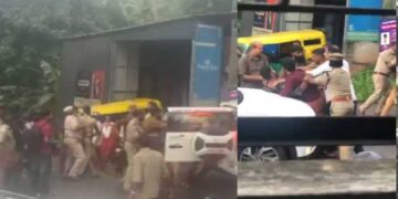 ബിവറേജിനു മുന്നിൽ മദ്യപസംഘങ്ങൾ തമ്മിൽ പൊരിഞ്ഞ അടി, പിടിച്ചുമാറ്റാനെത്തിയ പോലീസുകാർക്കിട്ടും തല്ല്, രണ്ടുപേർക്ക് പരുക്ക്, നാലുപേർ അറസ്റ്റിൽ!! പോലീസ് സ്റ്റേഷനിലെത്തിച്ചപ്പോൾ അവിടെയിരുന്നും പൂരപ്പാട്ട്