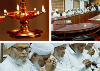 ‘ മുസ്ലിം മതവിശ്വാസികൾ ഇതര മതങ്ങളുടെ ആചാരങ്ങളിൽ നിന്ന് വിട്ടുനിൽക്കണം; അനിസ്ലാമിക ആചാരങ്ങൾ വർജിക്കണം‘-നിലവിളക്ക് വിവാദത്തിൽ സമസ്തയുടെ പ്രതികരണം