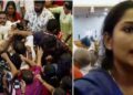 ‘സുഗതൻ ഒപ്പിടാത്ത രജിസ്റ്ററിൽ ആരും ഒപ്പിടേണ്ട’- ബിജെപി!! ബിജെപി കൗൺസിലറുടെ രാജി ആവശ്യപ്പെട്ട് പ്രതിഷേധിച്ച കോൺഗ്രസ് അംഗങ്ങളുമായി ബിജെപി ഏറ്റുമുട്ടി. മിനിട്സ് ബുക്കിൽ ഒപ്പിടാൻ കോൺഗ്രസ് അംഗങ്ങളെ ബിജെപി കൗൺസിലർമാർ അനുവദിച്ചില്ല, നിയമപരമായി തന്നെ നേരിടും- കൗൺസിലർ വൈഷ്ണ സുരേഷ്