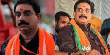 ‘എന്റെ രക്തത്തിനായി പലരും ദാഹിക്കുന്നു’; ഗാർഹിക പീഡന കേസിൽ പ്രതിയായതോടെ രാജിവച്ച് ബിജെപി തൃശൂർ സൗത്ത് ജില്ലാ അധ്യക്ഷൻ; നിയമനടപടികളിൽ നിന്നും പിന്നോട്ടില്ലെന്ന് ഭാര്യ