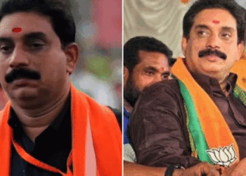 ഗുണ്ടയെ വിട്ട് ഭീഷണി; ​ഗാർഹിക പീഡനകേസിൽ പ്രതിയായ ബിജെപി നേതാവിനെതിരെ വീണ്ടും പരാതി; ഭാര്യാ വീട്ടിലേയ്ക്ക് ​ഗിരീഷ് അയച്ചയാൾ അറസ്റ്റിൽ