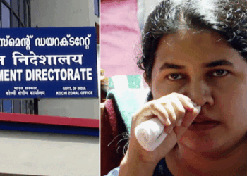 ഇഡിയ്ക്ക് മുന്നിൽ ഹാജരായി വീണ; എത്തിയത് റിയാസിനൊപ്പം; സിഎംആർഎല്ലുമായി നടത്തിയ  സാമ്പത്തിക ഇടപാടുകൾ ഉൾപ്പെടെയുള്ള വിഷയങ്ങളിൽ ചോദ്യം ചെയ്യൽ
