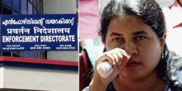 ഇഡിയ്ക്ക് മുന്നിൽ ഹാജരായി വീണ; എത്തിയത് റിയാസിനൊപ്പം; സിഎംആർഎല്ലുമായി നടത്തിയ  സാമ്പത്തിക ഇടപാടുകൾ ഉൾപ്പെടെയുള്ള വിഷയങ്ങളിൽ ചോദ്യം ചെയ്യൽ