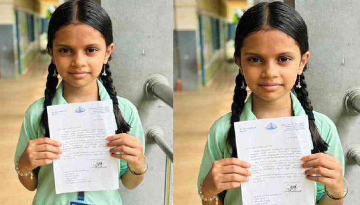 “സമീപത്തുള്ള കുട്ടികള് പോലും ഇപ്പോള് ഇവിടേക്ക് വരുന്നില്ല, ഇങ്ങനെ പോയാല് സ്കൂള് ഇല്ലാതെയാകും, മുഖ്യമന്ത്രി വന്ന് പബ്ലിസിറ്റി തരണം”, കത്തുമായി നാലാം ക്ലാസുകാരി, വൈകാതെ മോളെ കാണാന് വരുമെന്ന് വി ഡി സതീശന്