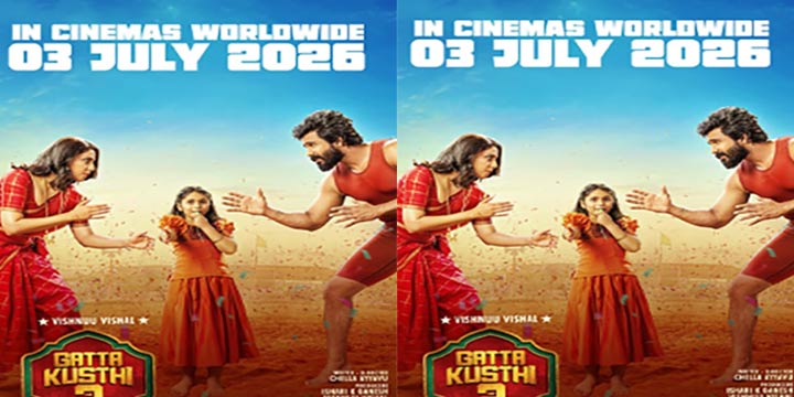 വിഷ്ണു വിശാൽ – ഐശ്വര്യ ലക്ഷ്മി ചിത്രം ‘ഗാട്ട കുസ്തി 2’ ജൂലൈ 3 ന്; ചിത്രം കേരളത്തിൽ എത്തിക്കുന്നത് E4 എൻ്റർടെയിൻമെൻ്റ്