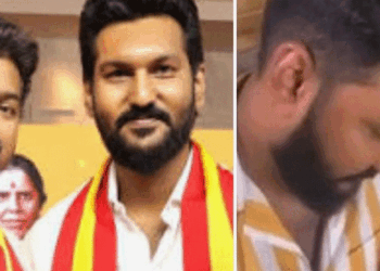 ഐപിഎൽ മത്സരത്തിനിടെ  ഗ്യാലറിയിൽ ഇരുന്ന തമിഴ്നാട് മന്ത്രി ഡി. ശരത്കുമാറിന്റെ ദൃശ്യങ്ങൾ വിവാദത്തിൽ; മന്ത്രി ലഹരി വസ്തു ഉപയോ​ഗിക്കുന്നത് വ്യക്തമെന്ന് ആരോപണം; അന്വേഷണം ആവശ്യപ്പെട്ട് ബിജെപി