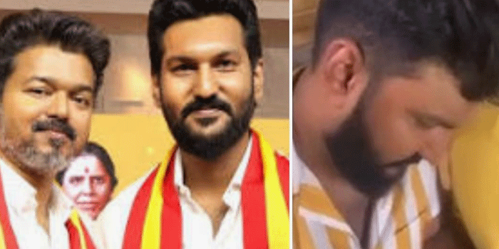 ഐപിഎൽ മത്സരത്തിനിടെ  ഗ്യാലറിയിൽ ഇരുന്ന തമിഴ്നാട് മന്ത്രി ഡി. ശരത്കുമാറിന്റെ ദൃശ്യങ്ങൾ വിവാദത്തിൽ; മന്ത്രി ലഹരി വസ്തു ഉപയോ​ഗിക്കുന്നത് വ്യക്തമെന്ന് ആരോപണം; അന്വേഷണം ആവശ്യപ്പെട്ട് ബിജെപി