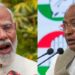 ‘ഒരാൾ രാജ്യത്തെ നശിപ്പിക്കുമ്പോൾ മറ്റേയാൾ ലോകത്തെ നശിപ്പിക്കുന്നു.. എന്നിട്ട് ഇരുവരും മൈ ഗുഡ് ഫ്രണ്ട്, മൈ ഗുഡ് ഫ്രണ്ട് എന്ന് പറഞ്ഞ് നടക്കുകയാണ്… ഇവരുടെ ഈ സൗഹൃദം ഉണ്ടായിരുന്നില്ല എങ്കിൽ എണ്ണവില ഇത്രയധികം ഉയരുമായിരുന്നില്ല!! മോദി എല്ലാവരേയും പ്രീതിപ്പെടുത്താൻ ശ്രമിച്ചുകൊണ്ട് നമ്മുടെ കഴുത്തിൽ കുരുക്കിടുകയുമാണ്’- മല്ലികാർജുൻ ഖർഗെ