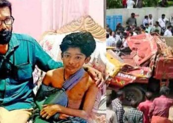 ബസ് സ്റ്റോപ്പിൽ നിൽക്കുകയായിരുന്ന മകനെ ഞൊടിയിടയിൽ കാണാനില്ല, പകരം ഉയർന്നു പൊടിപടലങ്ങളും ഒരു വലിയ മൺകൂനയും മാത്രം… ആദ്യം കണ്ട കുട്ടിയെ വലിച്ചുപുറത്തെടുത്തു, അതു തന്റെ മകനല്ല… അലറിവിളിച്ചുകൊണ്ട് വീണ്ടും തിരഞ്ഞു… അതിനിടെ പുറത്തേക്ക് തള്ളി നിൽക്കുന്ന ഒരു കാൽ, ആ അച്ഛൻ മരണ മുഖത്തു നിന്ന് വലിച്ചെടുത്തത് ഏകമകന്റെ ജീവനെ…