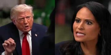 ‘You’re Crooked…എനിക്ക് ഒന്ന് നോക്കിയാൽ മതി തട്ടിപ്പ് മനസിലാകാൻ’- ട്രംപ്, ‘നോക്കുന്നത് തെളിവല്ല സാർ’- മാധ്യമപ്രവർത്തക!! എബിസിയും, സിബിഎസും, സിഎൻഎനും എല്ലാം വഴിവിട്ടവരാണ്… നമുക്ക് ഇവിടെവച്ച് അവസാനിപ്പിക്കാം, മൈക്ക് ഊരിയെറിഞ്ഞ് അഭിമുഖത്തിൽ നിന്നും ഇറങ്ങിപ്പോയി ട്രംപ്- Video