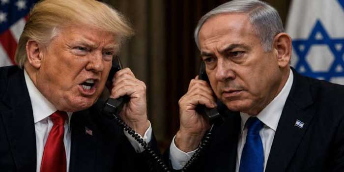 “Bibi Careful…അല്ലെങ്കിൽ ഇറാനെതിരെ നിങ്ങൾ ഒറ്റപ്പെടും”- നെതന്യാഹുവിന് മുന്നറിപ്പു നൽകി ട്രംപ്!! “സുഹൃത്തായ പ്രസിഡന്റ് ട്രംപിനോടുള്ള ബഹുമാനത്തോടും ആദരവോടും കൂടി തന്നെയാണ് ഞാൻ ഇത് പറയുന്നത്, ഇസ്രയേലിന് സ്വയം പ്രതിരോധിക്കാൻ പൂർണമായ അവകാശമുണ്ട്, ഏത് ആക്രമണത്തിനും ശക്തമായ മറുപടി നൽകും”- നെതന്യാഹു
