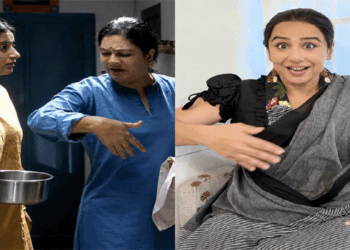 ‘ചേച്ചി എന്നോട് ക്ഷമിക്കണം‘ ; ഉർവശിയുടെ ‘കടുകുവറ’ സീൻ അനുകരിച്ച് വിദ്യാ ബാലൻ; റീൽ വൈറൽ