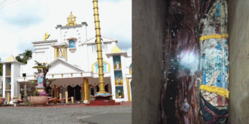 കല്ലറയിൽ പായയിൽ പൊതിഞ്ഞനിലയിൽ കണ്ടെത്തിയ മൃതദേഹം 2006 ൽ അടക്കിയ ആളുടേതെന്ന് സംശയം; സംസ്കാരസമയത്തെ ചിത്രങ്ങളിൽ തെളിവ് ലഭിച്ചു; ആദ്യത്തെ ശരീര അവശിഷ്ടം മാറ്റാതെ എങ്ങനെ രണ്ടാമത്തേത് അടക്കം ചെയ്തു?